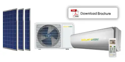 9,000 BTU Hybrid Solar AC/DC Air Conditioner